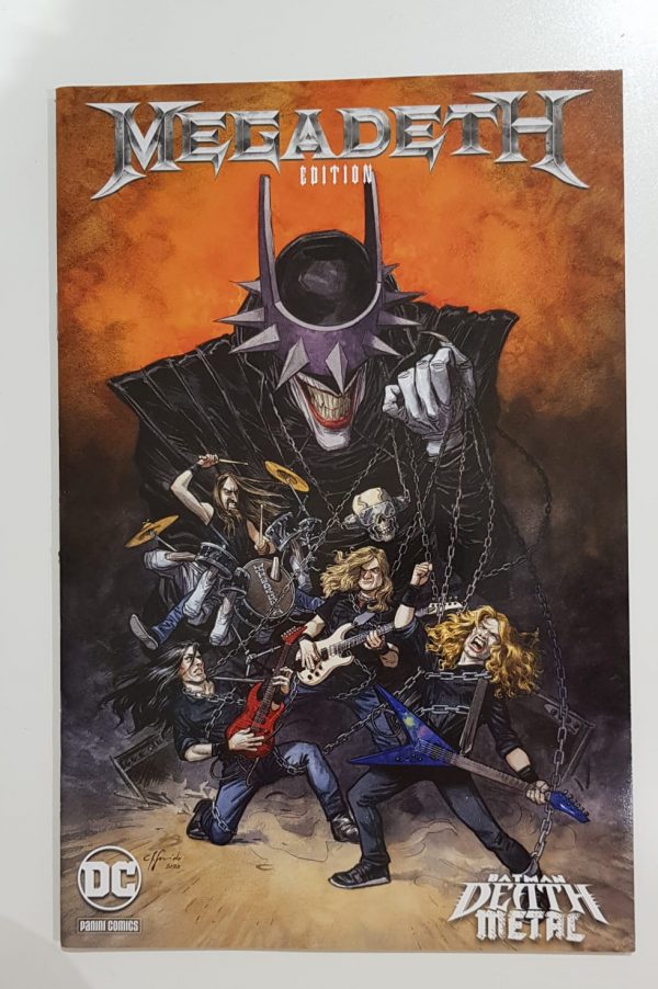 Batman Death Metal 1 Band Cover