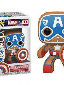 Gingerbread Captain America Marvel Funko Pop!